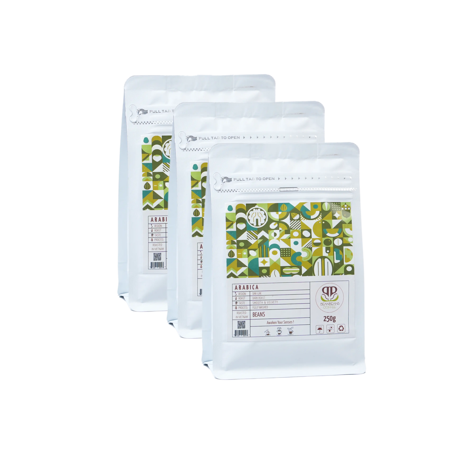 Arabica Bean Trio - 3x250g Pack BeanBeansCoffee