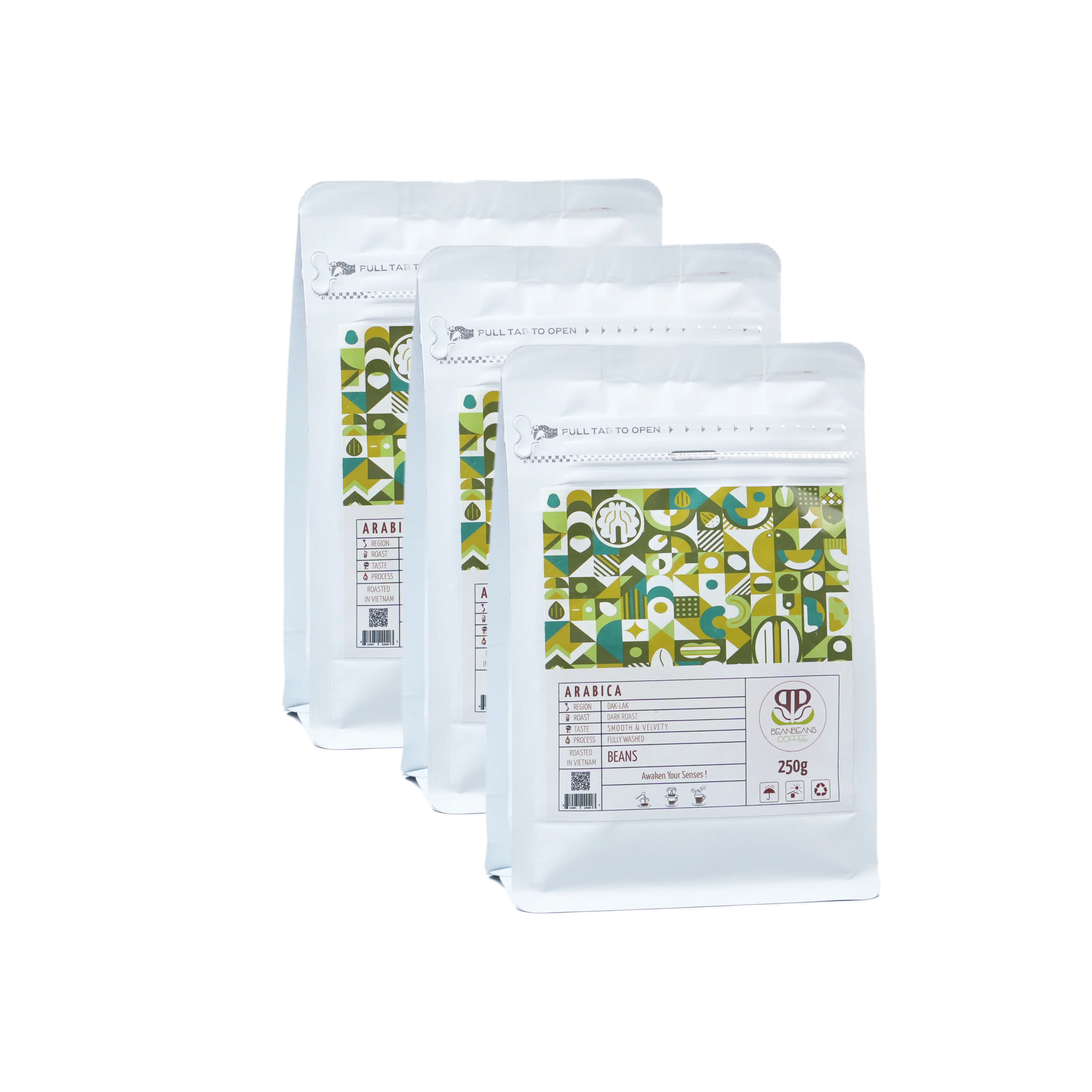 Arabica Bean Trio - 3x250g Pack BeanBeansCoffee