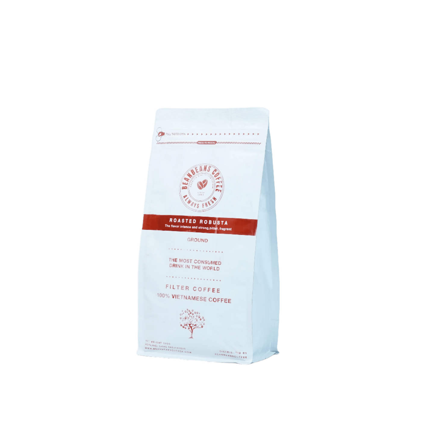 Tiger’s Roar: Vietnamese Robusta Ground Coffee - BeanBeansCoffee